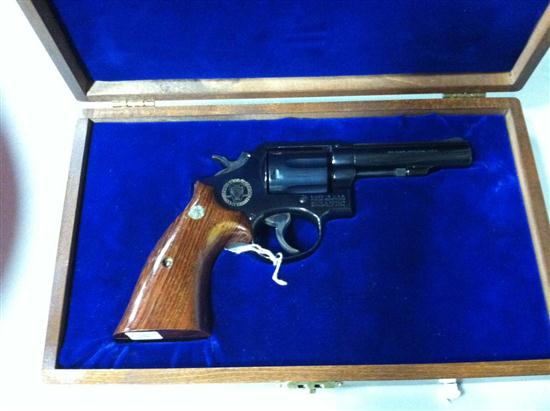 ***SMITH AND WESSON REVOLVER.