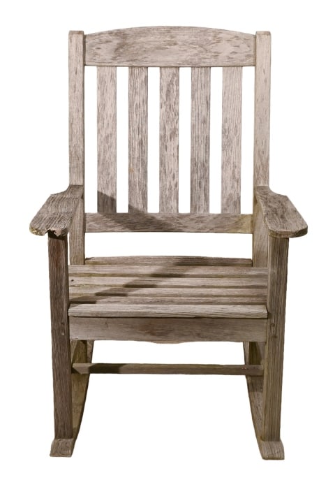 SMITH & HAWKEN TEAK OUTDOOR ROCKING