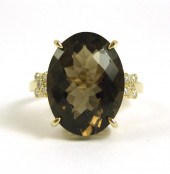 SMOKY TOPAZ, DIAMOND AND FOURT