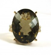 SMOKY TOPAZ, DIAMOND AND FOURT