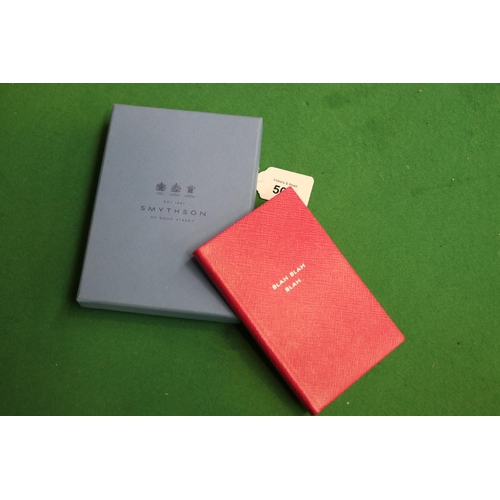 Smythson of Bond St London, leather