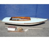 Sneakbox sailing boat, circa 1