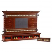 SNOOKER SCORE BOARD, BALL RACK