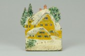 SNOW CAPPED COTTAGE DOORSTOP B