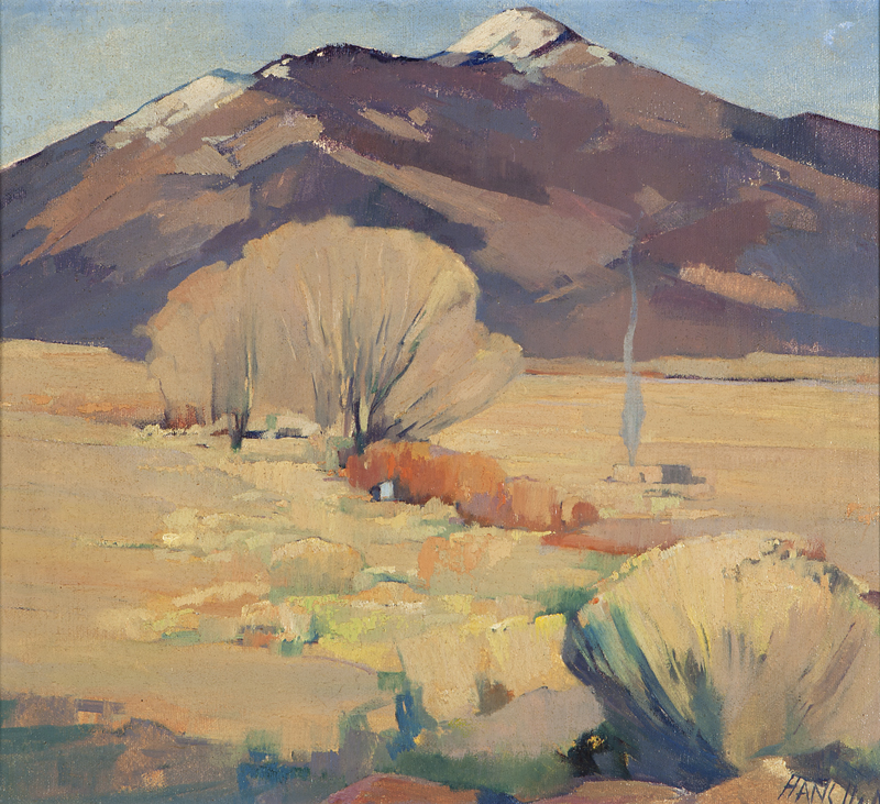 ''Snow Capped Mountains Taos N.M.''