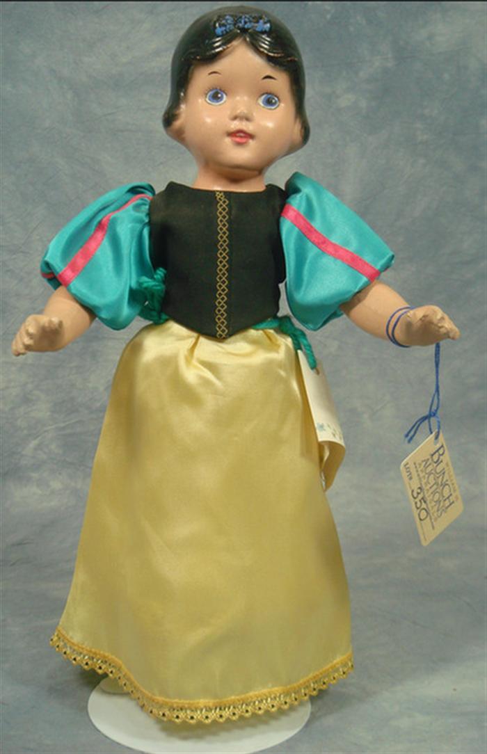 Snow White Composition Doll, 13 1/2