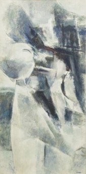 SNOWDEN (D.1984) ABSTRACT BLUE