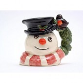 SNOWMAN D7159 (ROBIN AND WREAT