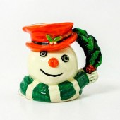 SNOWMAN HOLLY AND BERRIES D706