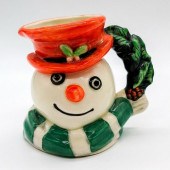 SNOWMAN HOLLY AND BERRIES D706