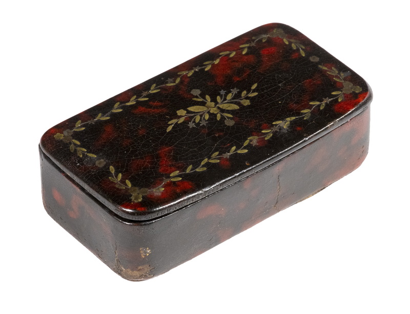 SNUFF BOX WITH MOUNT VERNON