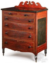 SOAP HOLLOW PAINTED CHEST OF D