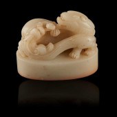 SOAPSTONE CHI-DRAGON SEAL ????