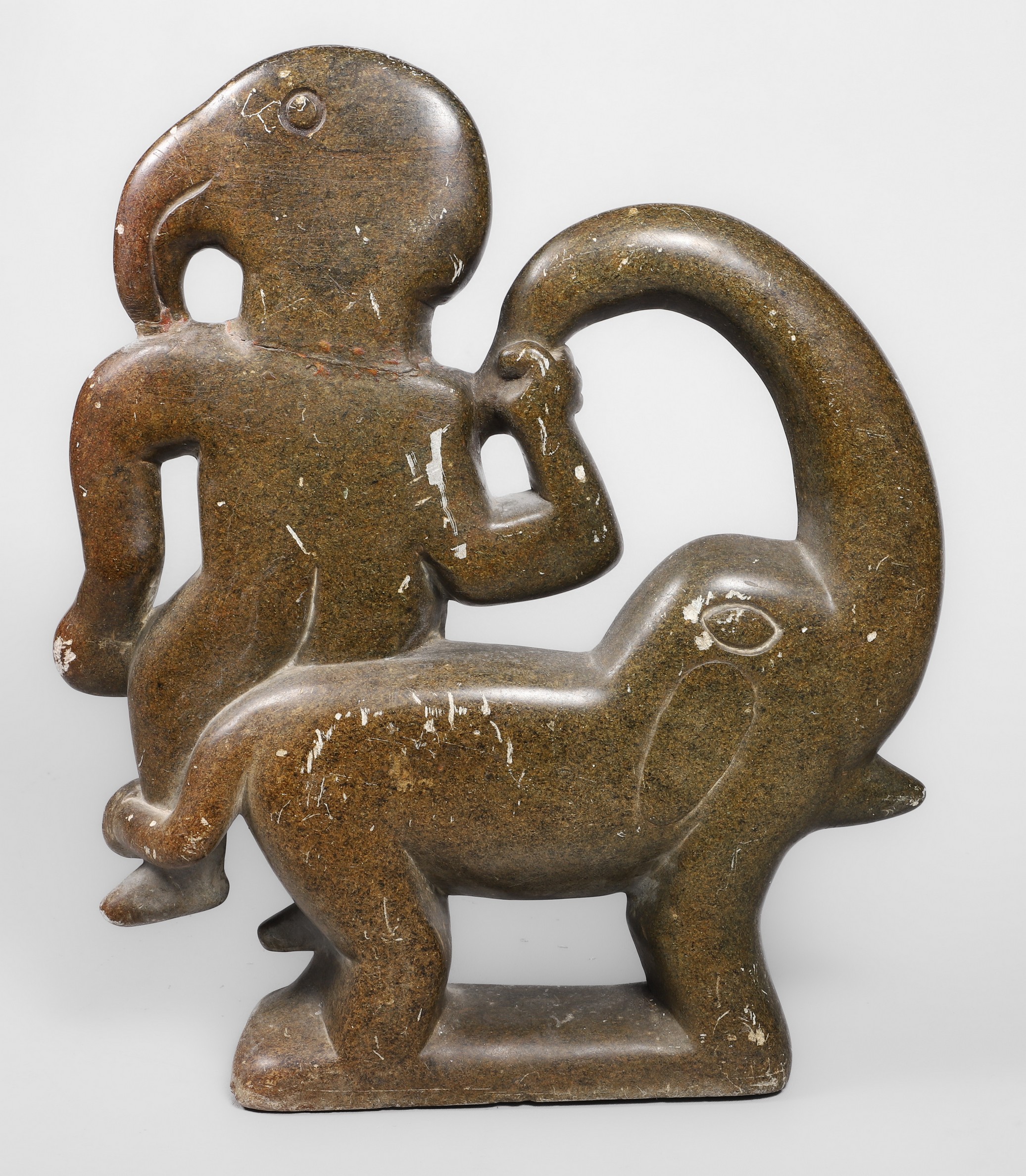 Soapstone sculpture, man with
