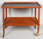 SOBERG MOBLER TEAK BAR CART, C