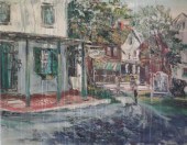 SOBESSEK Stanley. Oil on Canva