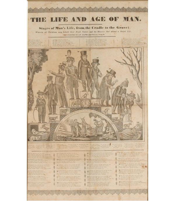 Social commentary print;
