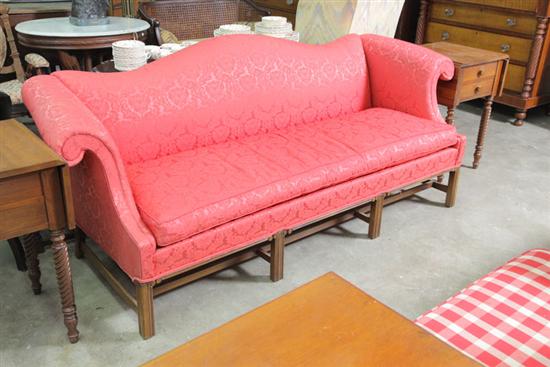 SOFA. Camel back sofa with deep