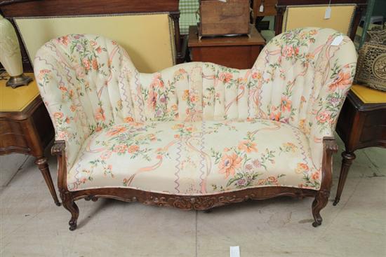SOFA. Cream floral upholstery