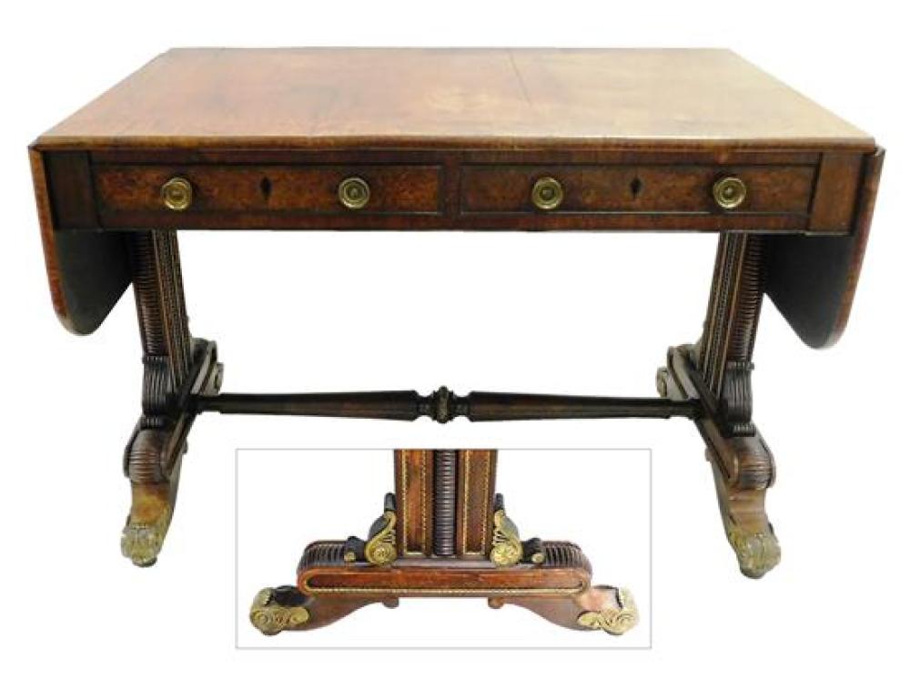 SOFA TABLE, ENGLISH, 19TH C.,