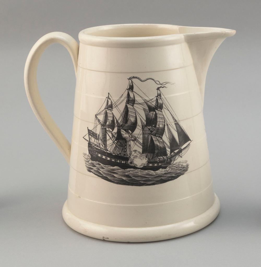 SOFT-PASTE JUG WITH MARITIME