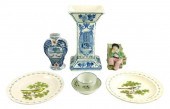 SOFTPASTE CERAMICS, SEVEN PIEC