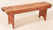 SOFTWOOD MORTISED LEG BENCH WI