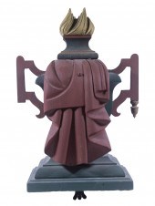 SOFTWOOD URN FORM FINIAL WITH