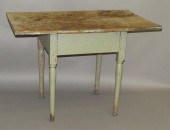 SOFTWOOD WORK TABLEca. 1840; i