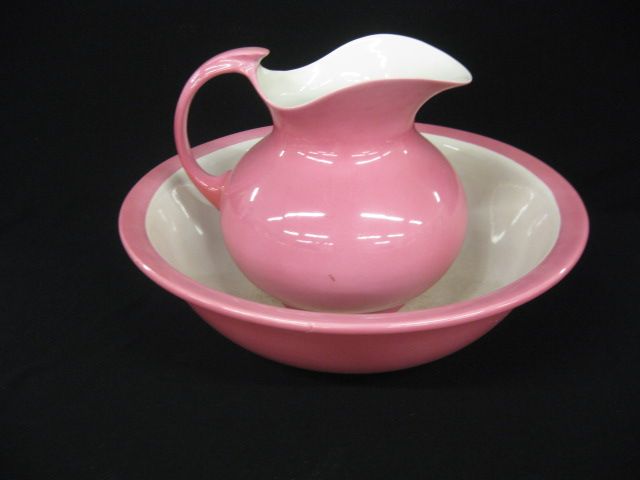 SoHo English Pottery Pitcher & Bowl