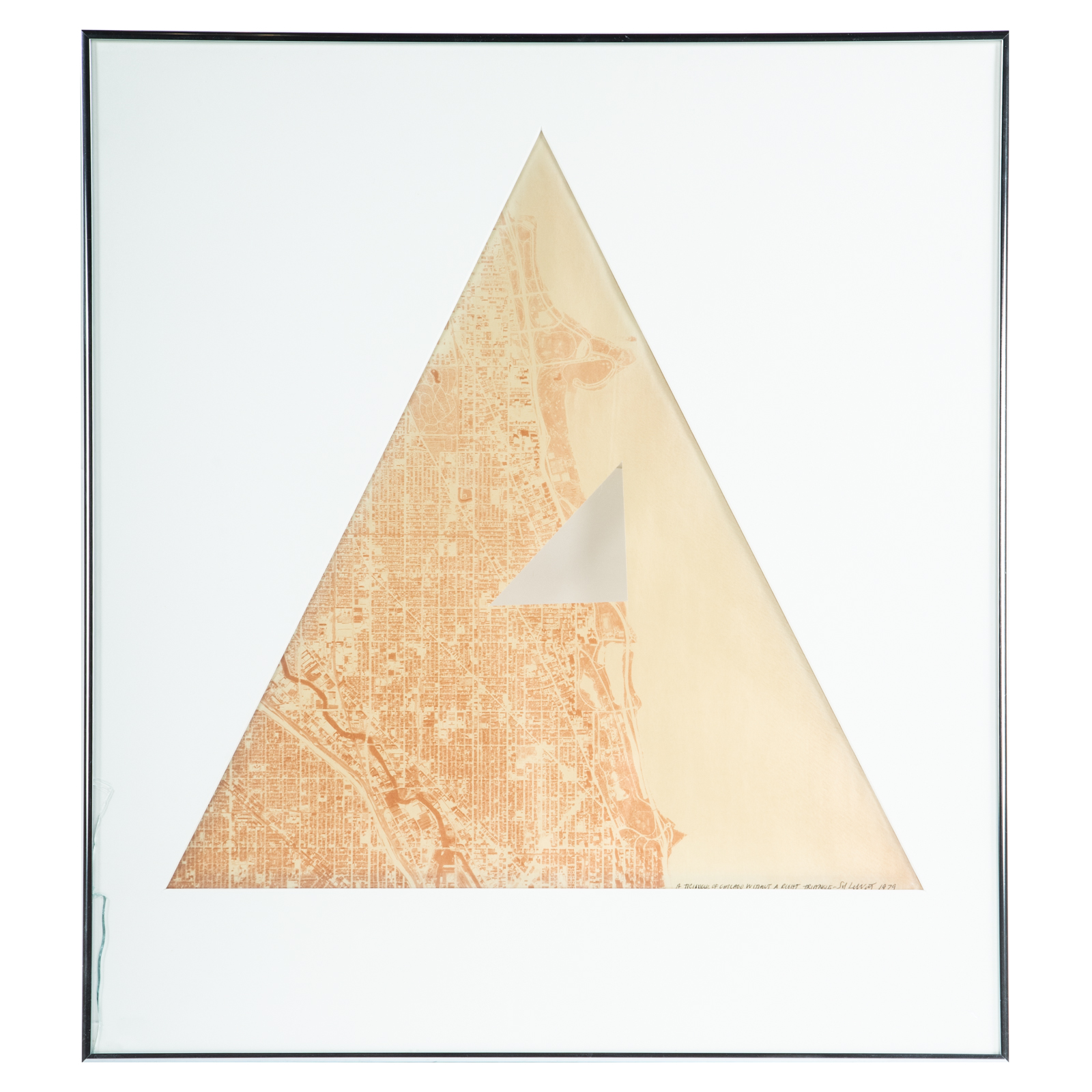 SOL LEWITT. "A TRIANGLE OF