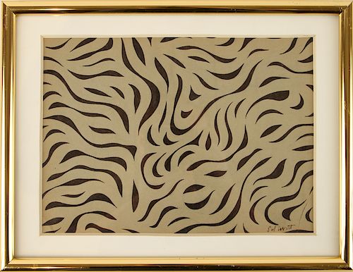 SOL LEWITT "LOOPS AND CURVES"