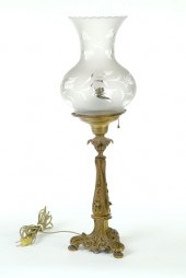 SOLAR LAMP.  American  attribu