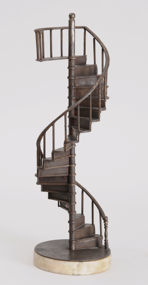 SOLDERED METAL MODEL OF A SPIRAL