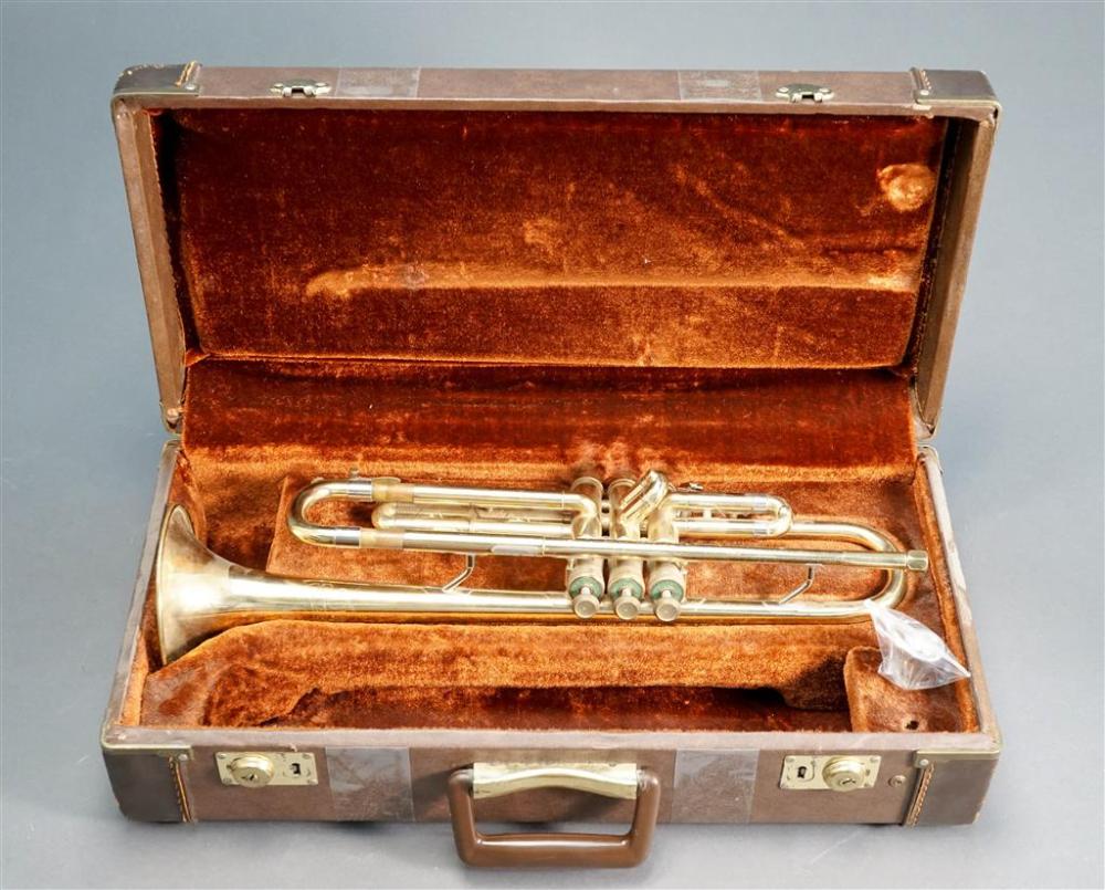 SOLDS AMBASSADOR BRASS TRUMPET WITH