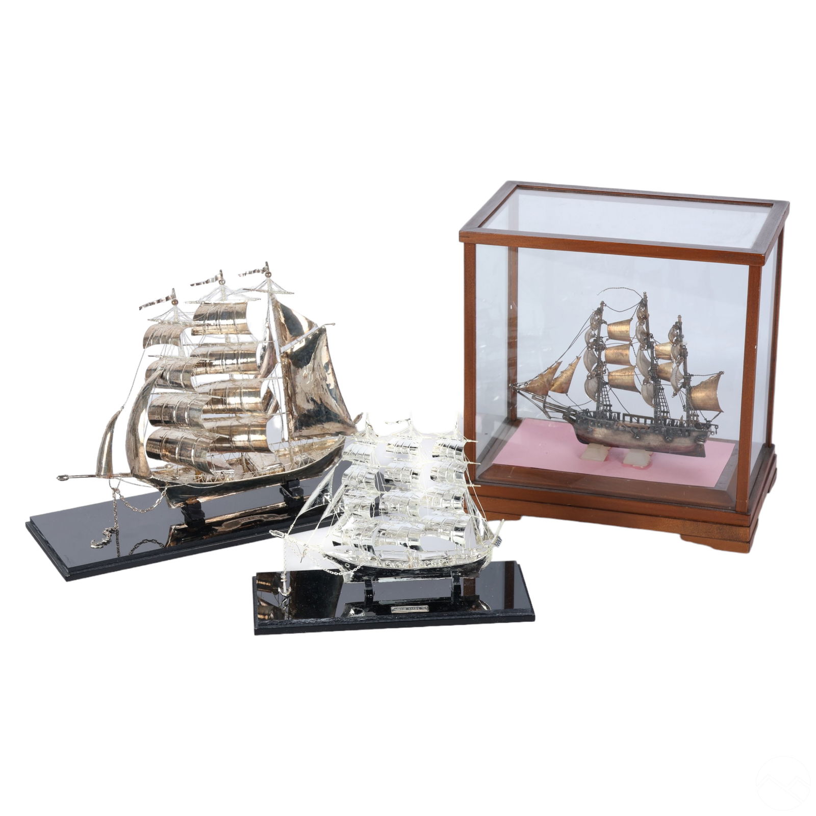 SOLID STERLING SILVER MODEL SHIP