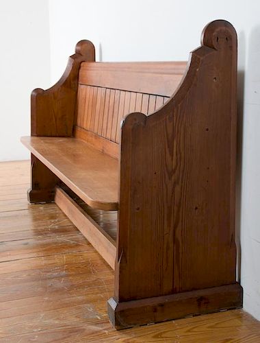 SOLID WOOD CHURCH PEWSolid wood