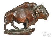 SOLON BORGLUM, BRONZE BUFFALO<