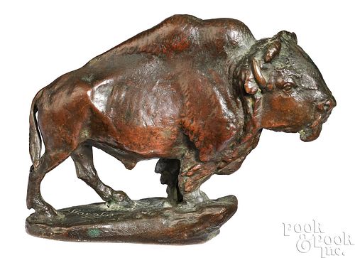SOLON BORGLUM, BRONZE