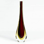 SOMMERSO ART GLASS TALL VASE S
