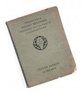 SONG BOOK "TWENTY-FOUR NEGRO M