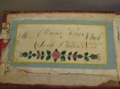 SONGBOOK WITH FRAKTUR BOOKPLAT