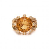 SONIA B., CITRINE AND DIAMOND