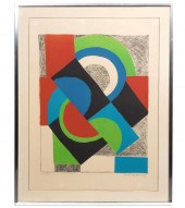 SONIA DELAUNAY ABSTRACT LITHOG