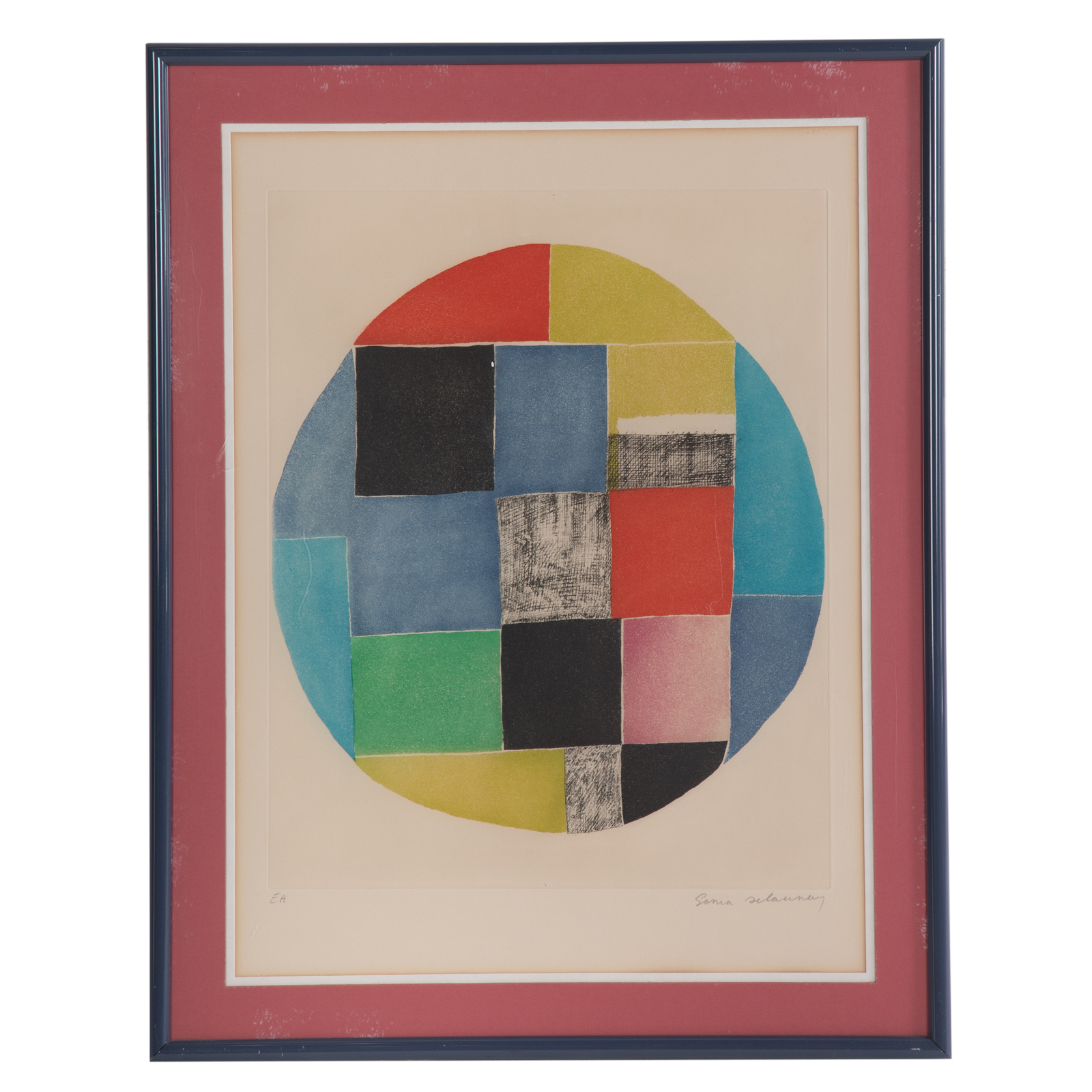 SONIA DELAUNAY. UNTITLED, ETCHING