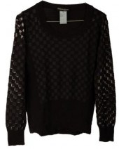 Sonia Rykiel, a black textured