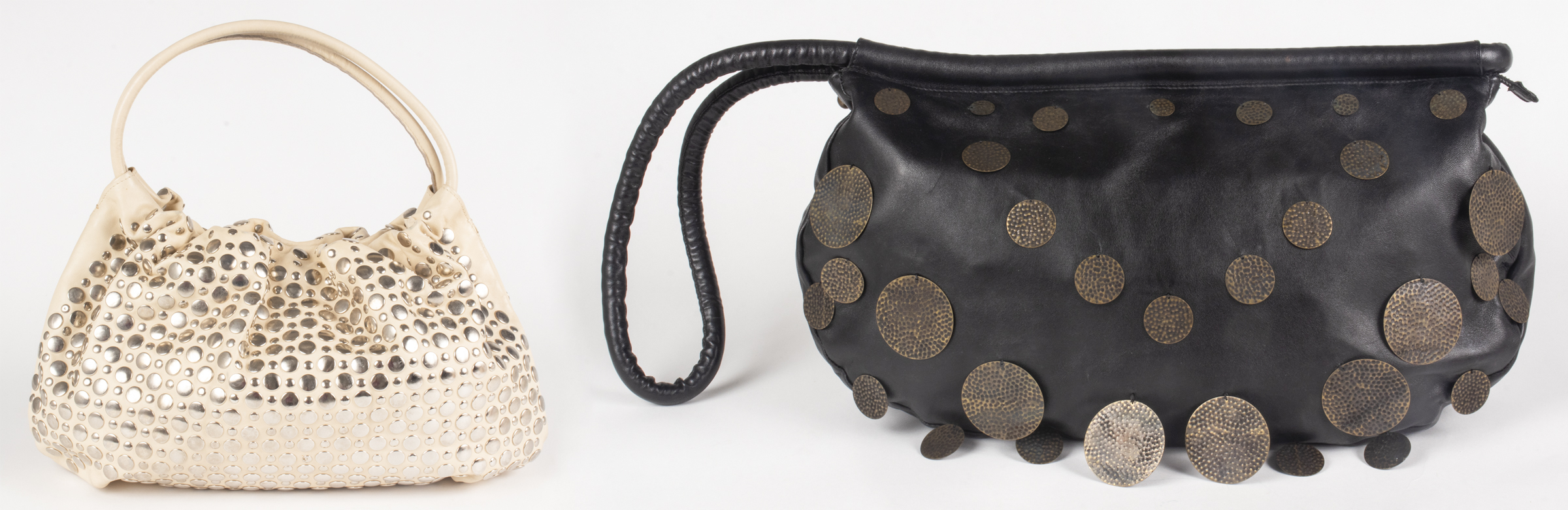 SONIA RYKIEL EMBELLISHED LEATHER
