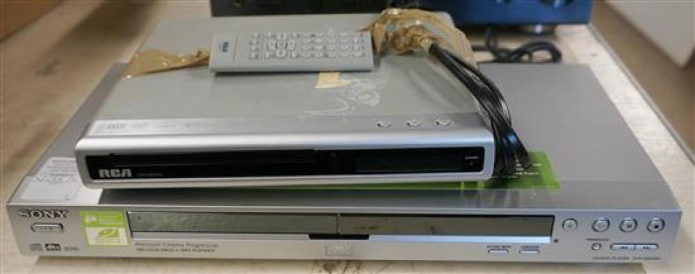 SONY CD/DVD PLAYER AND AN RCA DVD