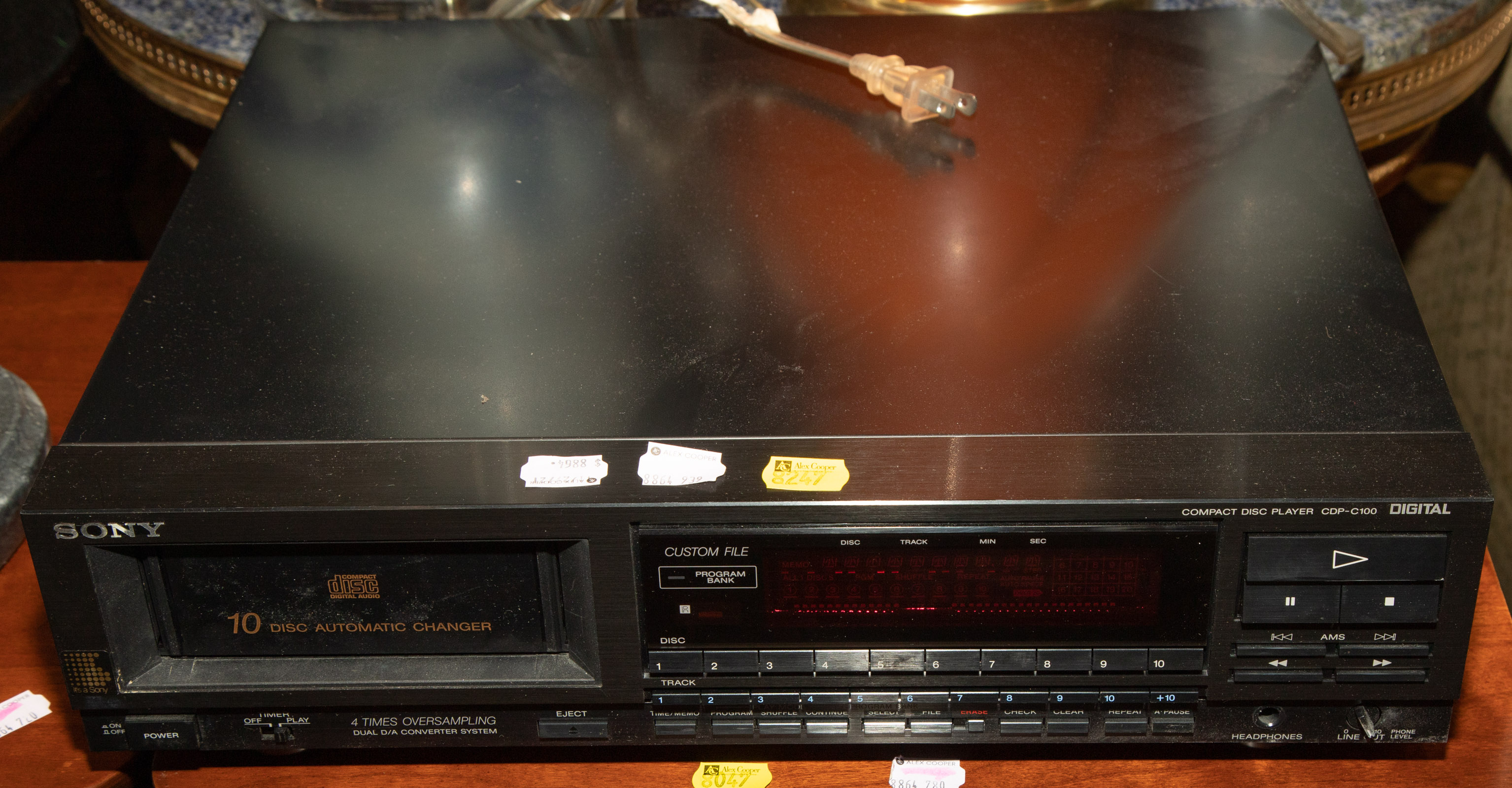 SONY CDP-0100 10 CD AUTOMATIC