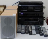 SONY DVD, CASSETTE DECK, VCR A